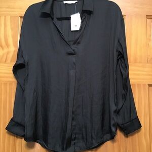Lush Black Long Sleeve Top NWT Small